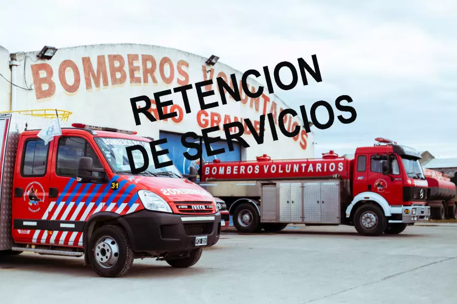 Bomberos Voluntarios se declararon en alerta y retienen servicios