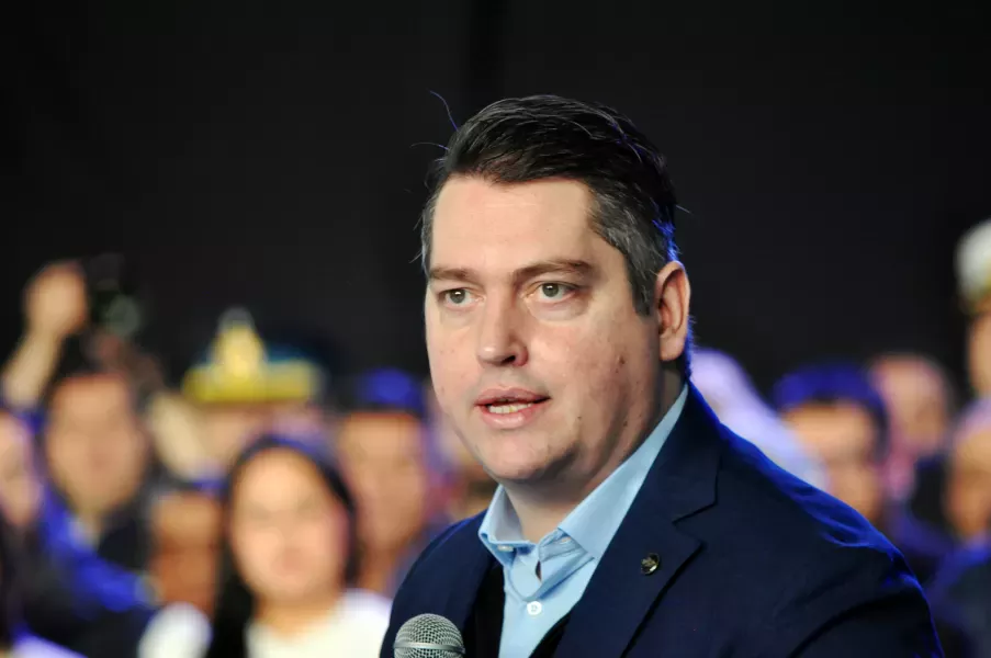 Martín Perez, intendente de la ciudad de Río Grande.