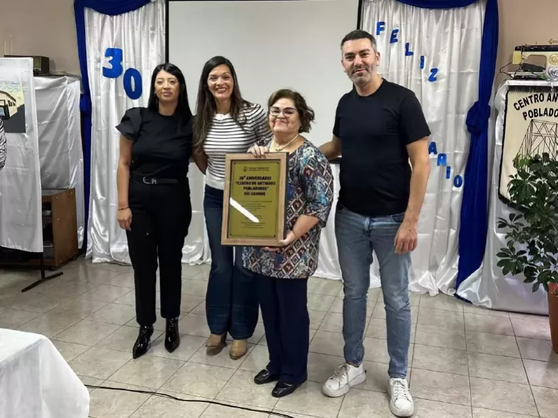 Reconocimiento al Centro de Antiguos Pobladores por su 30 Aniversario