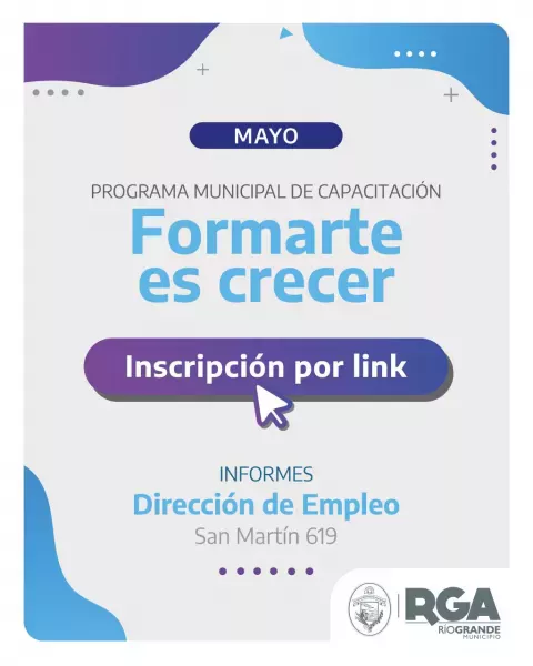 Nuevas inscripciones para cursos de formación laboral