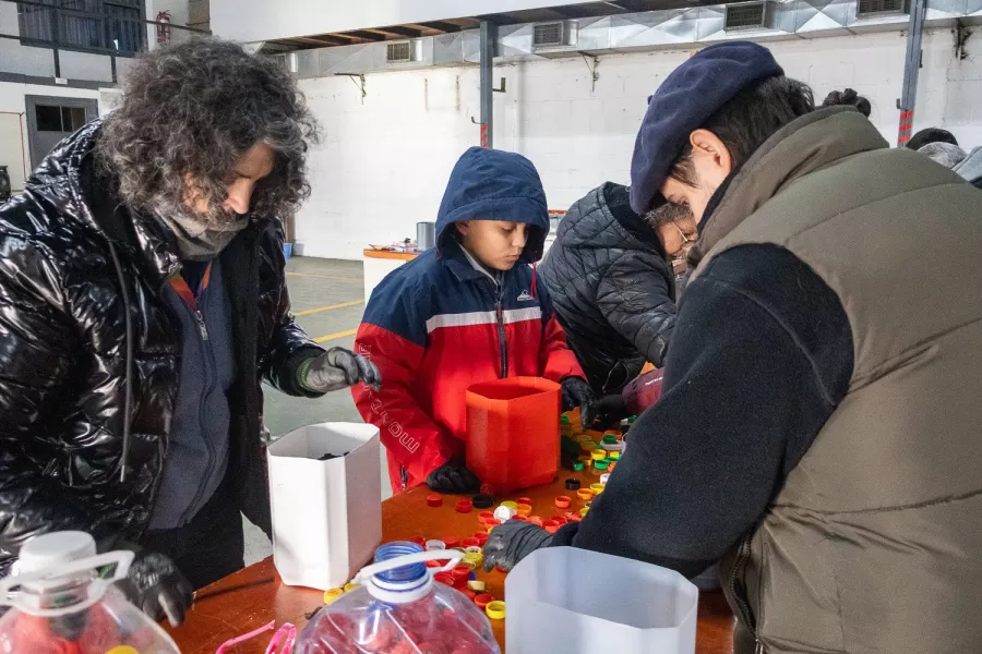 Se llevó adelanteuna jornada de reciclaje en Río Grande
