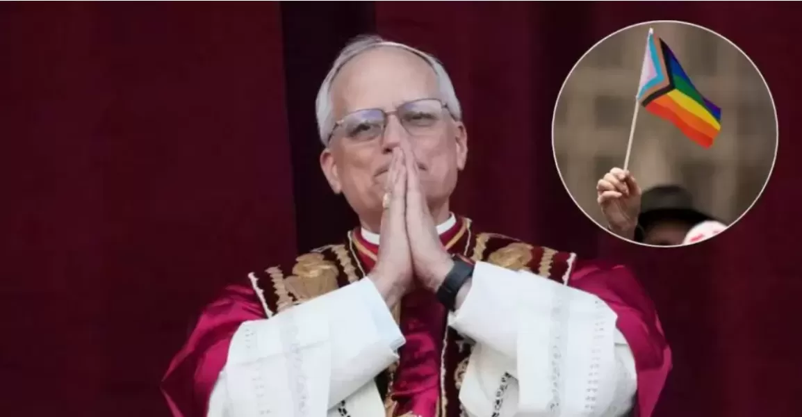 El papa León XIV rechaza el matrimonio igualitario.
