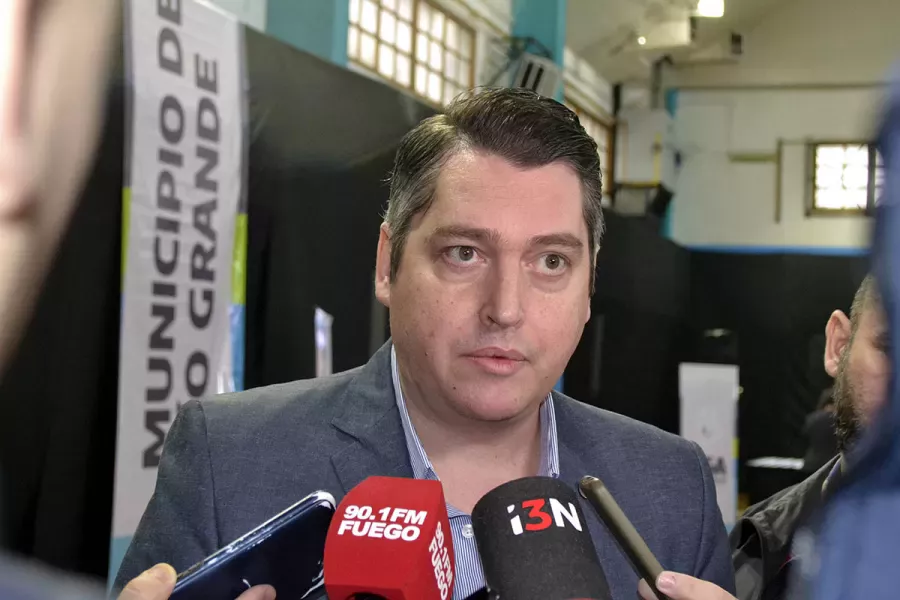 Martín Perez, intendente de la ciudad de Río Grande.