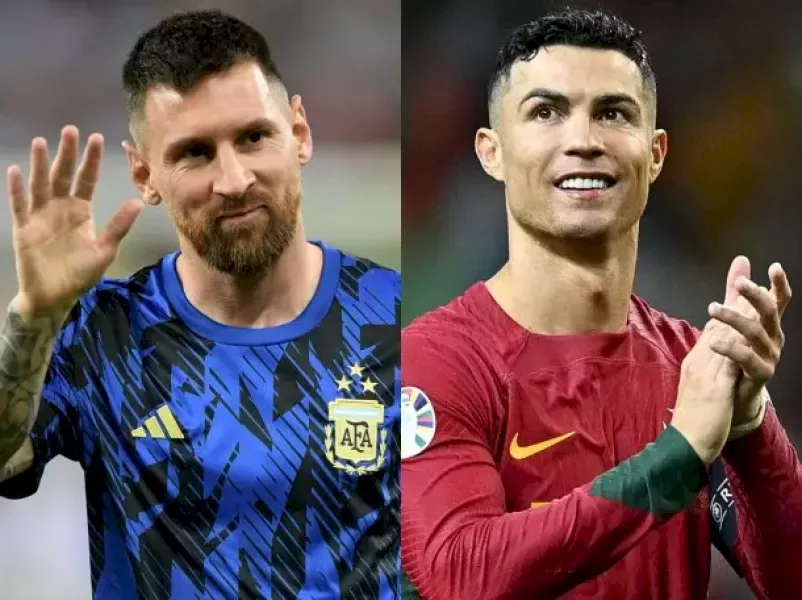 Cristiano Ronaldo y Lionel Messi en el Mundial de Clubes