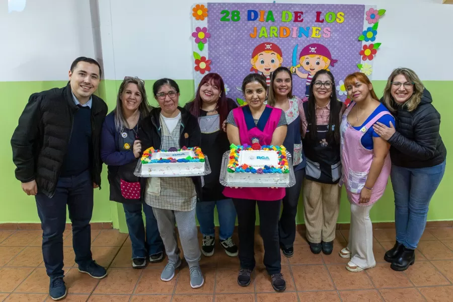 El municipio agasajó a todos los jardines de Río Grande en su día