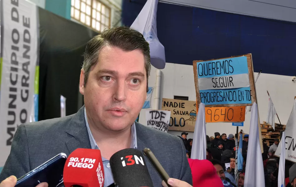 Martín Perez, intendente de la ciudad de Río Grande.
