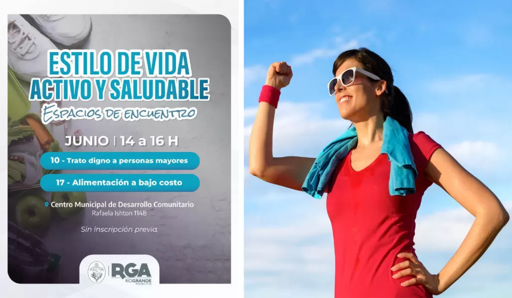 El Municipio de Río Grande impulsa hábitos saludables con charlas gratuitas en junio
