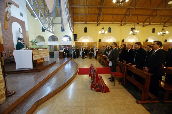 El Solemne Tedeum se desarrolló en la parroquia San Juan Bosco.