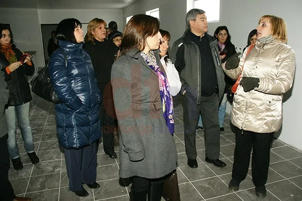 Muñiz Siccardi encabezó la visita a las obras que se realizan en el nosocomio local.