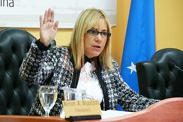 Presidente de Concejo Deliberante de Río Grande, concejal Miriam Boyadjian.