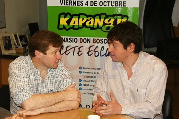 Martínez Perez presentó a Gustavo Melella los detalles del evento.