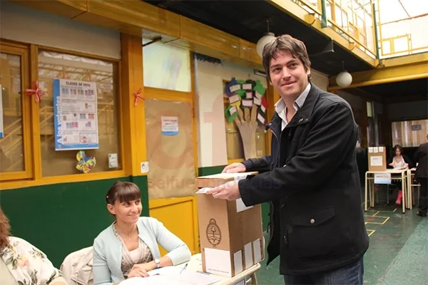Martínez Pérez votó pasadas las 10 de la mañana.