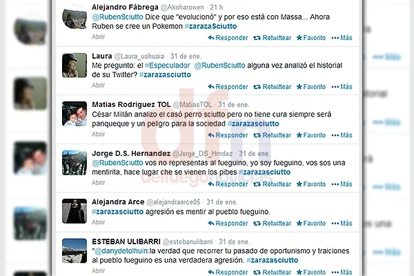 En las redes sociales cargaron contra la 'evolución' de Rubén Sciutto.