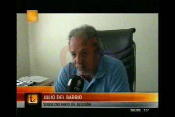 Julio del Barrio confirmó la intimación a la empresa prestataria del servicio.