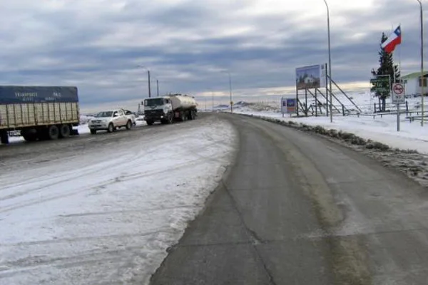 La ruta, desprovista de hielo por el uso del novedoso método.