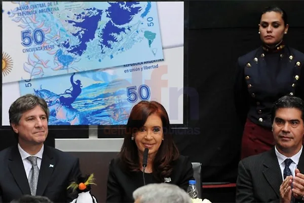 Cristina Fernández encabezó el anuncio del nuevo billete.