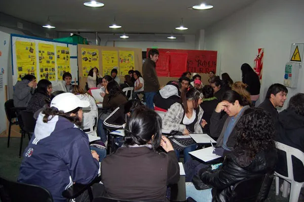 Los jóvenes riograndenses durante una jornada de capacitación.