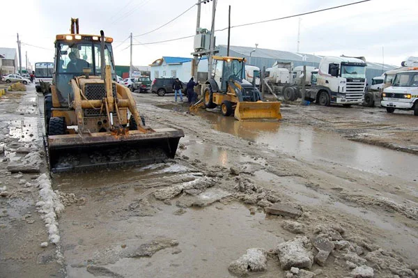 Los trabajos se centraron en el Parque Industrial de Río Grande.