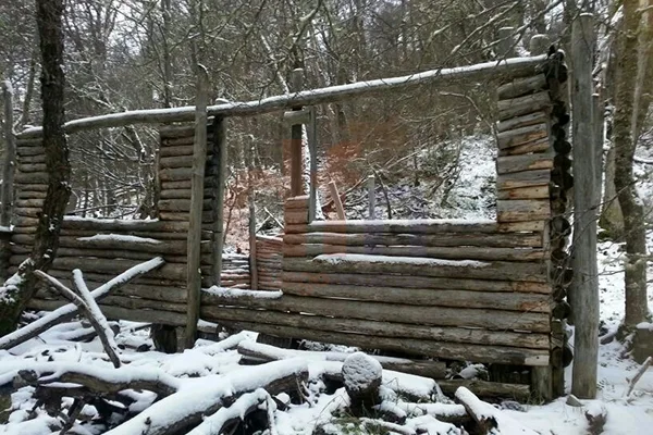 La estructura fue montada en una zona prohibida.