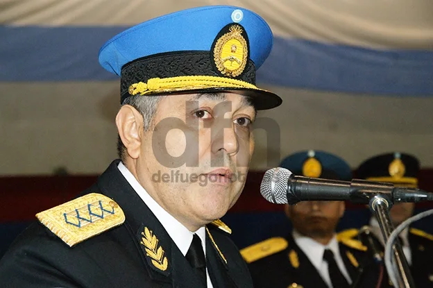Jefe de Policía de Tierra del Fuego, Comisario Nelson Moreyra.