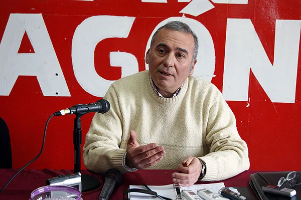 Daniel Lépez, en plena campaña por un lugar en la Cámara Baja del Congreso argentino.