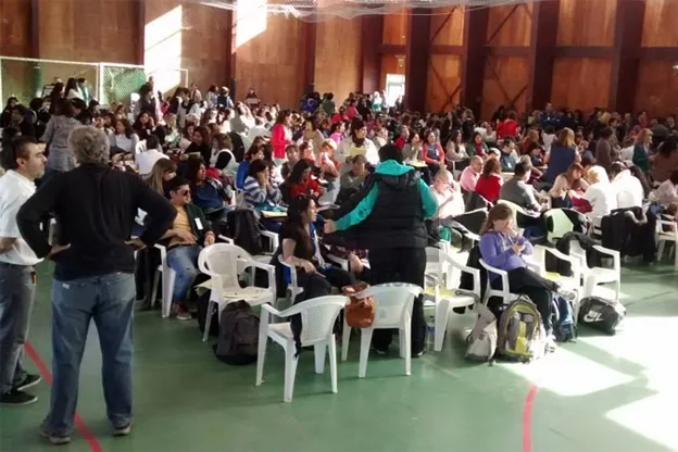 El evento realizado en Ushuaia convocó a cientos de docentes.