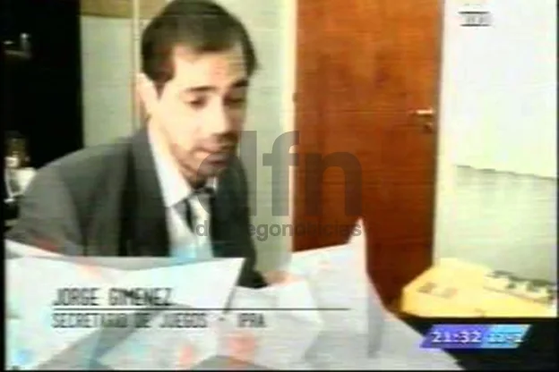 Jorge Giménez develó el estado financiero del IPRA. (Imagen: Canal 13 de Río Grande)