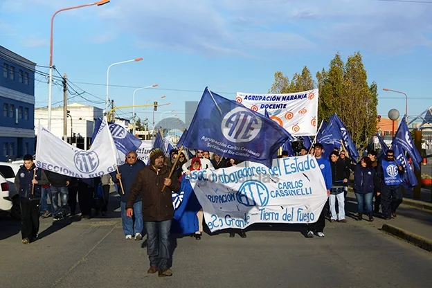 Marcelo Córdoba lideró una de las columnas del acto.