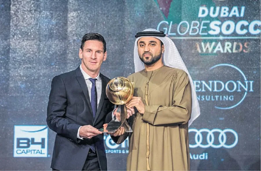 Messi, premiado en Dubai y a la espera del Balón de Oro