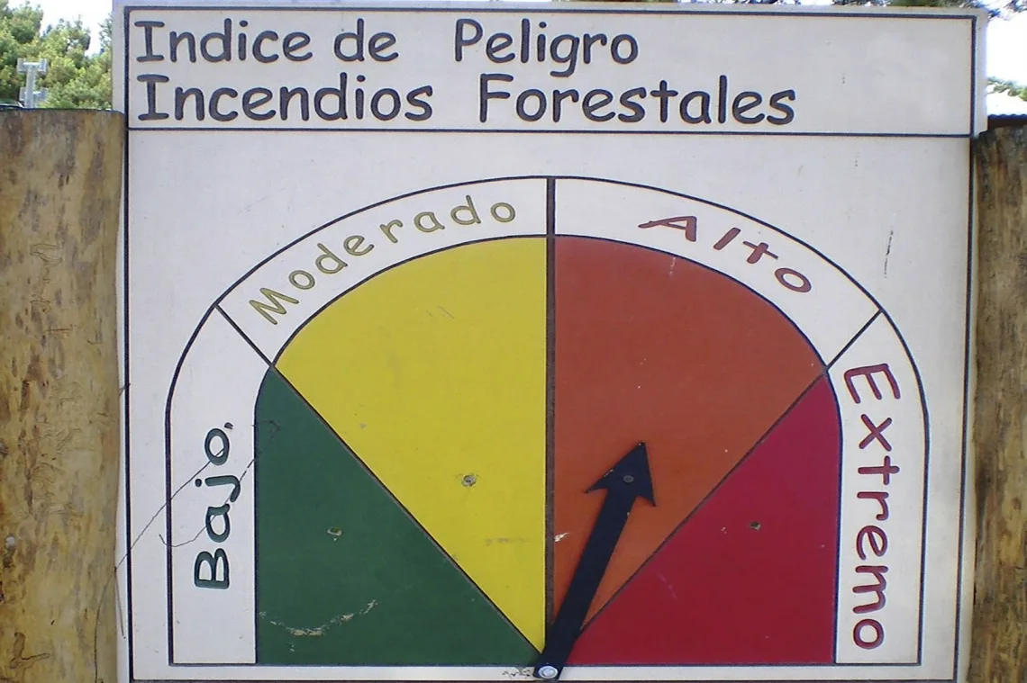 Advierten que es alto el riesgo de incendios forestales