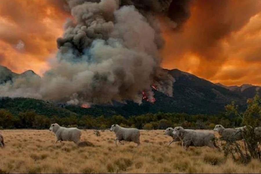 No pueden controlar el incendio en Parque Los Alerces