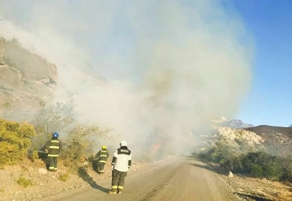 Declaran alerta roja en Chile Chico por incendio forestal
