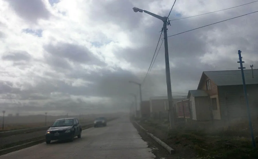 Tormentas de polvo azotan grandes sectores de Río Grande