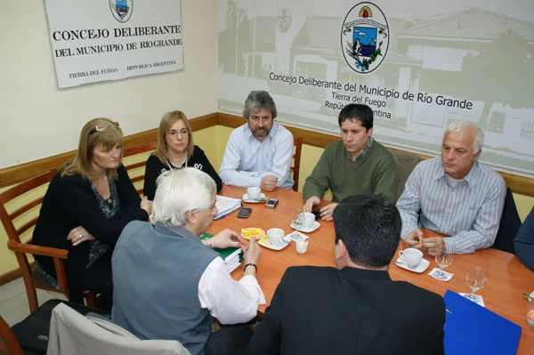 Jaime Alderete, durante la reunión en el Concejo Deliberante realizada la semana pasada.