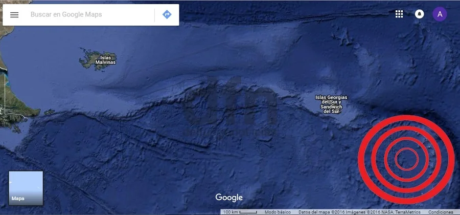 Terremoto de 7,3 grados cerca de las islas Sandwich del Sur