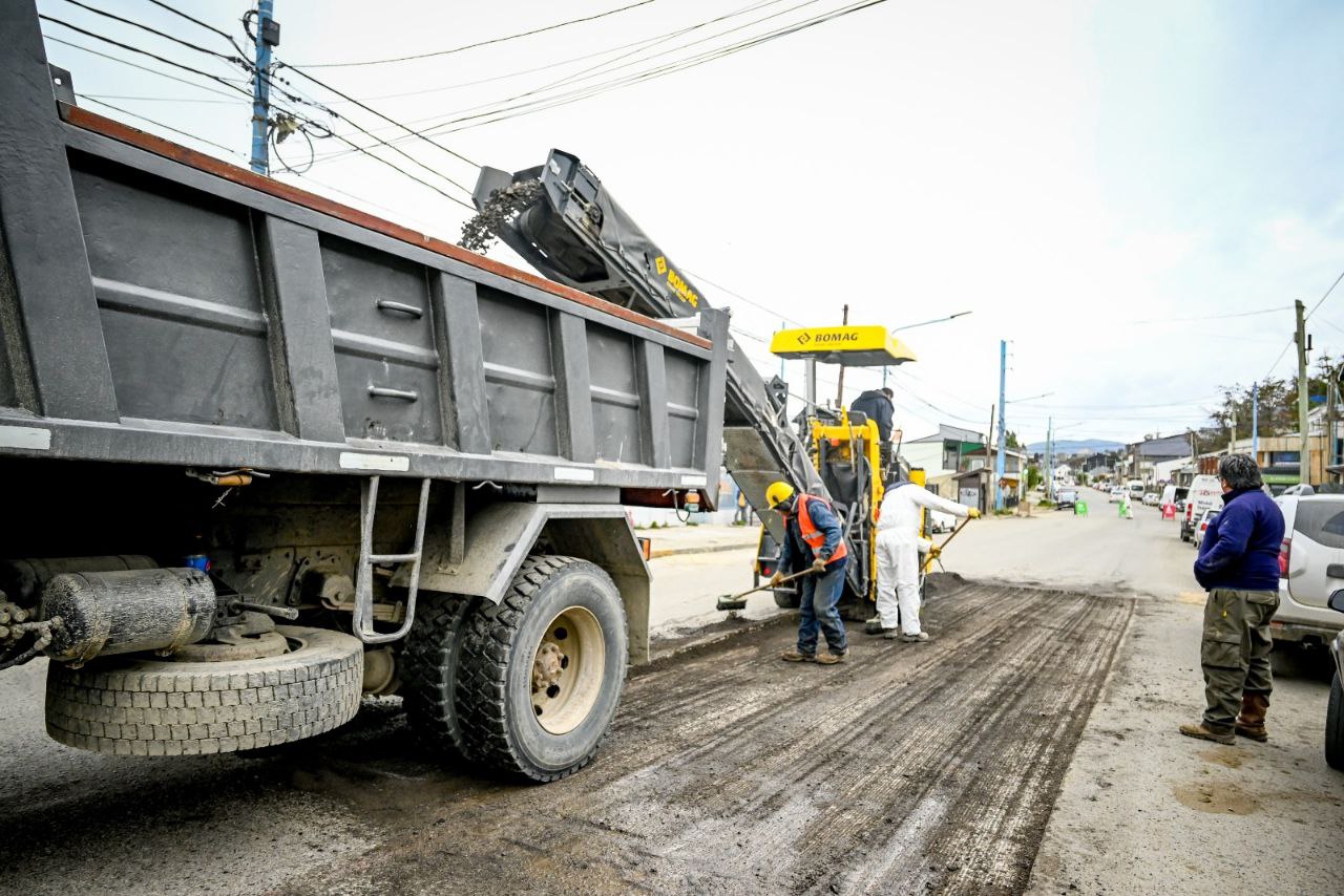 Anunciaron más pavimentación