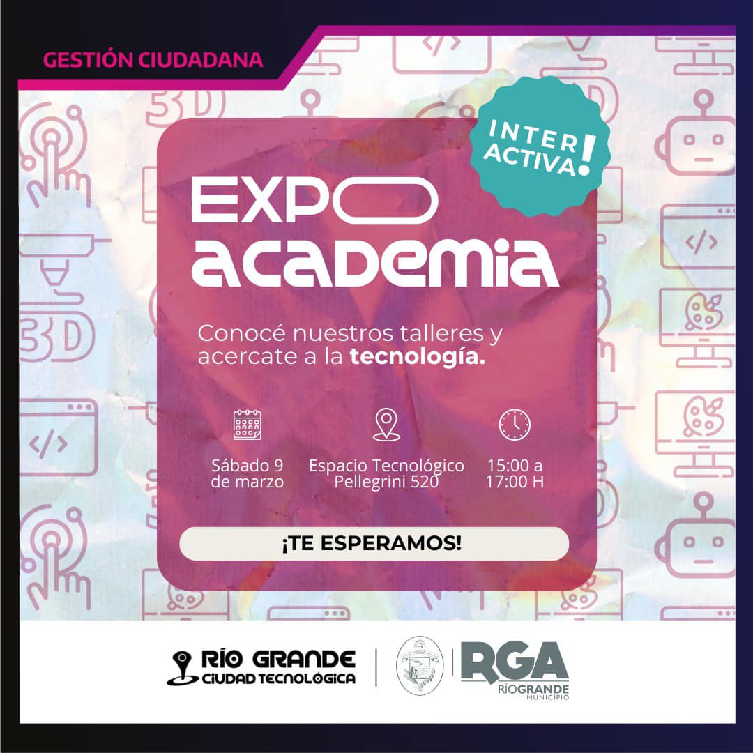 Se viene la "Expo Academia de Artes y Oficios Digitales"