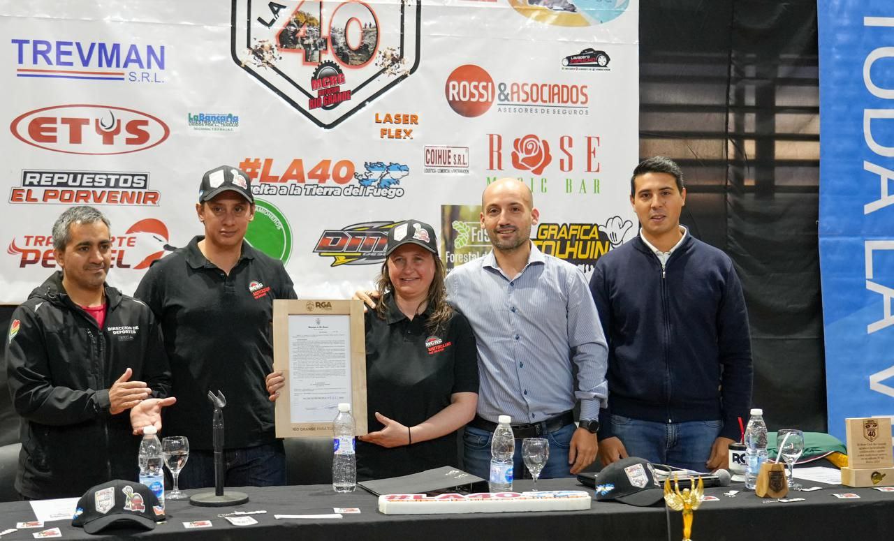 El municipio acompañó el lanzamiento de la XL edición de la Vuelta a la Tierra del Fuego